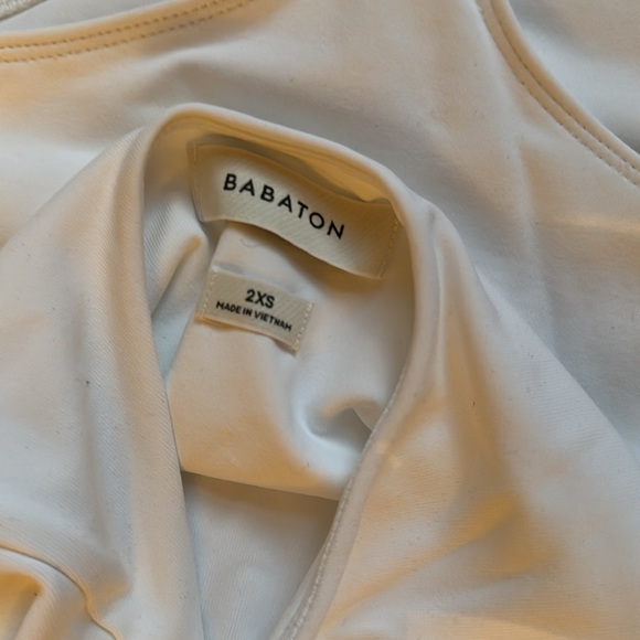 Aritzia babaton white high-neck bodysuit - Picture 3 of 3